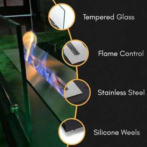 The SARO Eco-Friendly Alcohol/Ethanol Burner and Fireplace